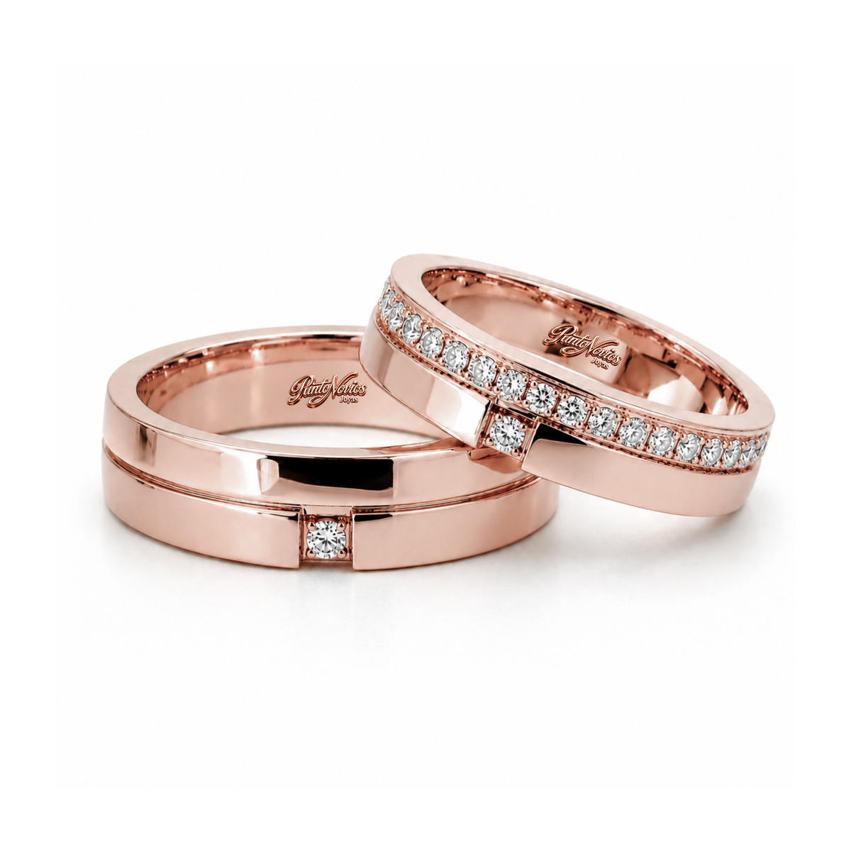 Argollas de Matrimonio Modelo Abruzzo Oro 18K