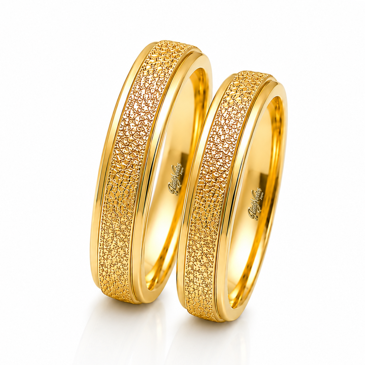 Argollas de Matrimonio Matiadas Oro 18K