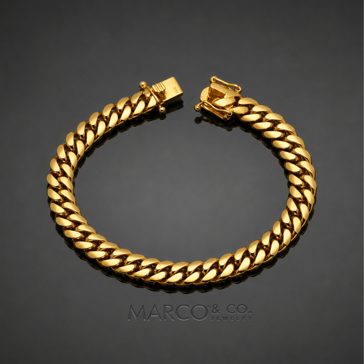Pulsera Grumet o Tejido Cubana Oro 18K - 40g